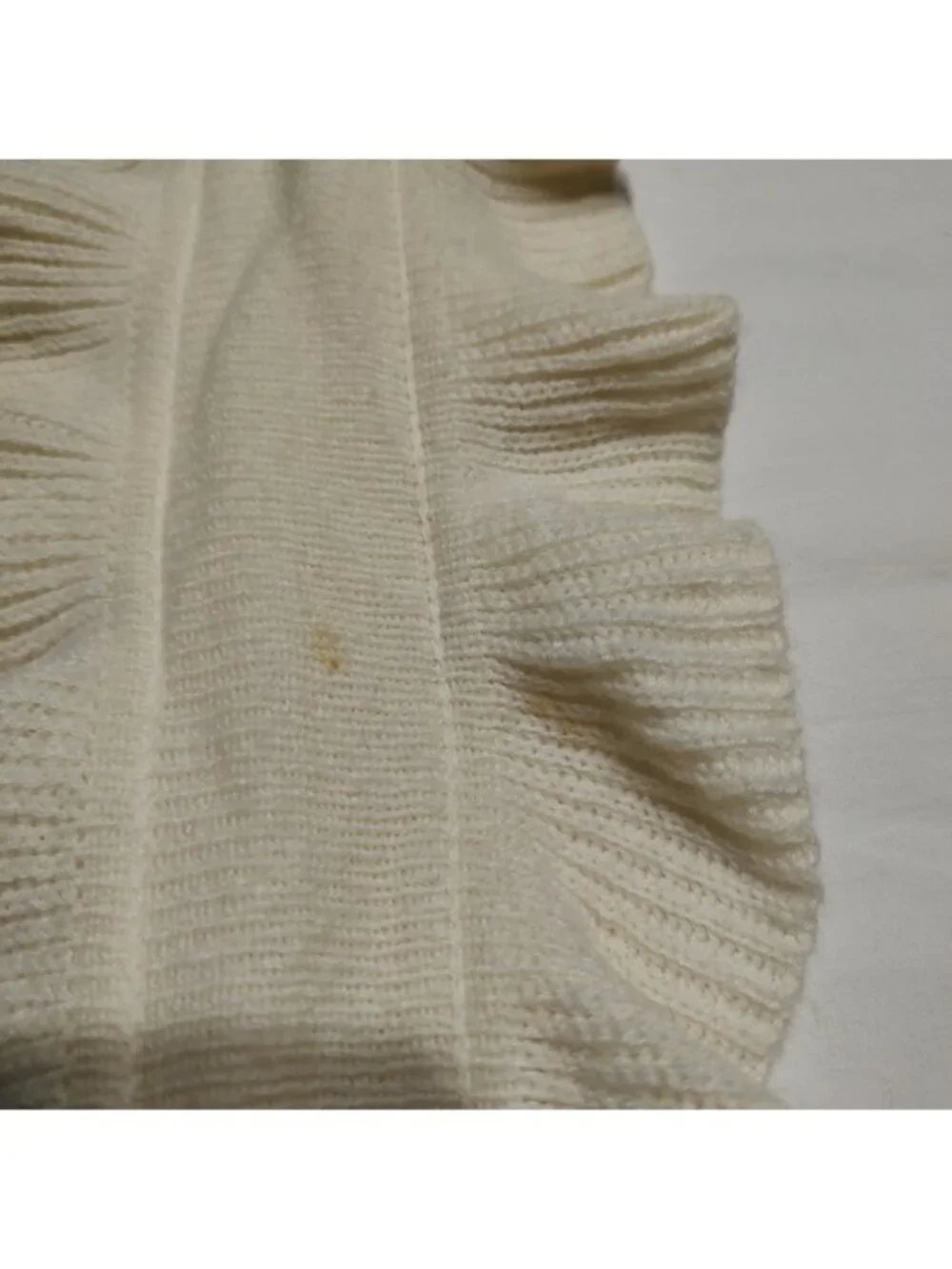 Talbots Lambswool Ruffle Knit Scarfs Lot of 3